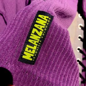 Women’s Melanzana Micro Grid Hoodie Size Medium Lupine